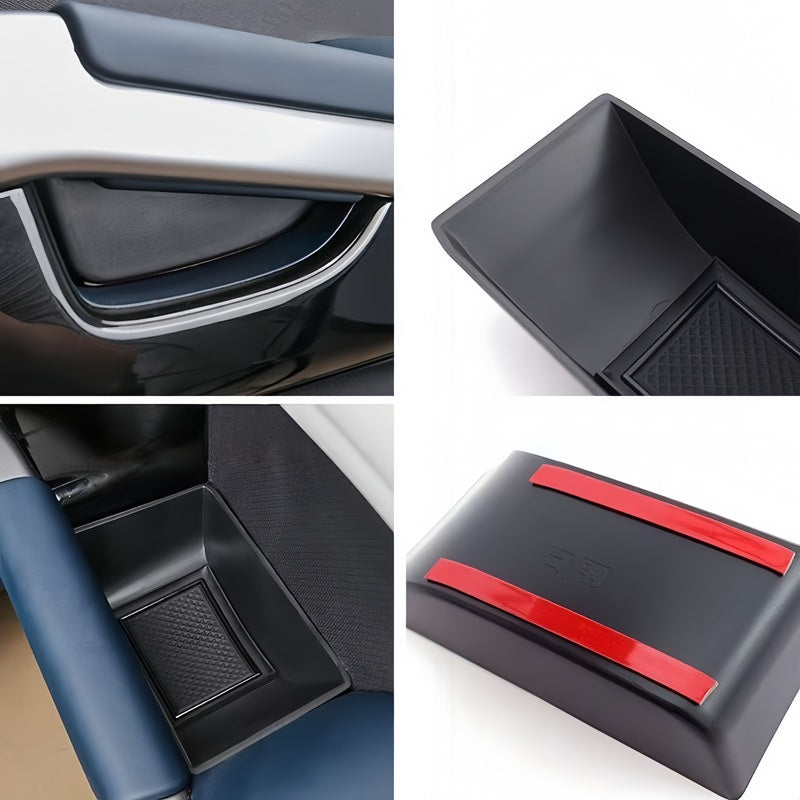 4 Piezas Organizador de Bandeja de Almacenamiento Lateral para Puerta de Coche para BYD Atto 3