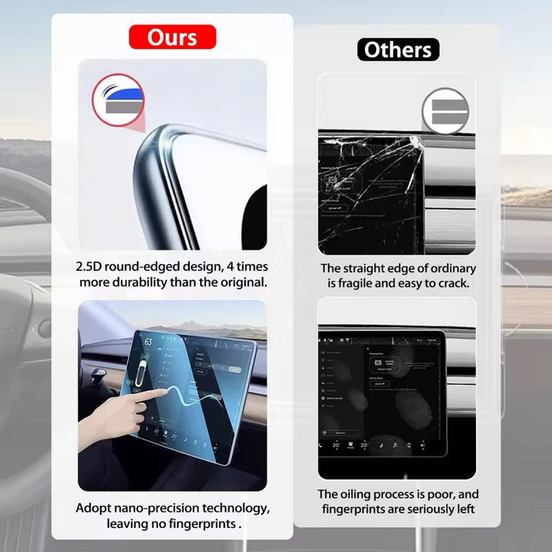 15.6-inch Tempered Glass Screen Protection for BYD with Installation Tool