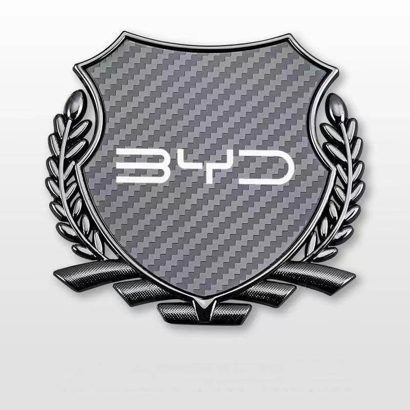 3D Metal Car Trunk Window Side Emblem Badge Decal Sticker For BYD