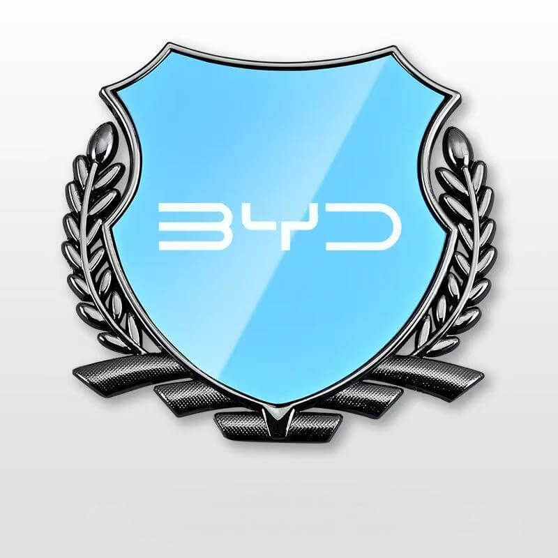 3D Metal Car Trunk Window Side Emblem Badge Decal Sticker For BYD