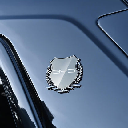 3D Metal Car Trunk Window Side Emblem Badge Decal Sticker For BYD