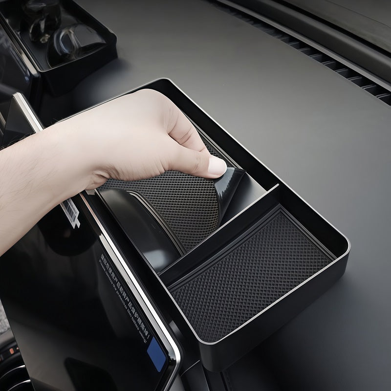 Caja de almacenamiento tras la pantalla para BYD Atto 3