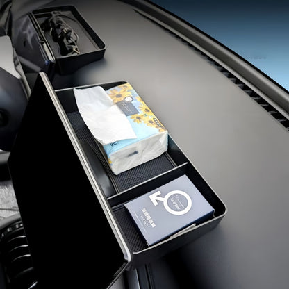 Caja de almacenamiento tras la pantalla para BYD Atto 3