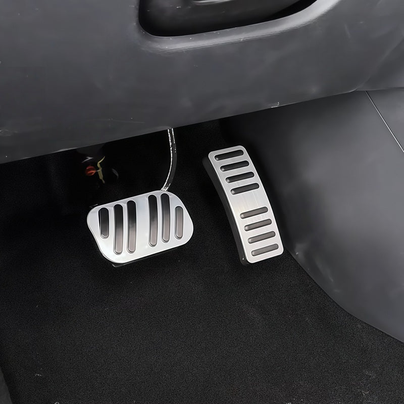 Brushed Aluminum Performance Pedals for BYD Atto 3 EVO