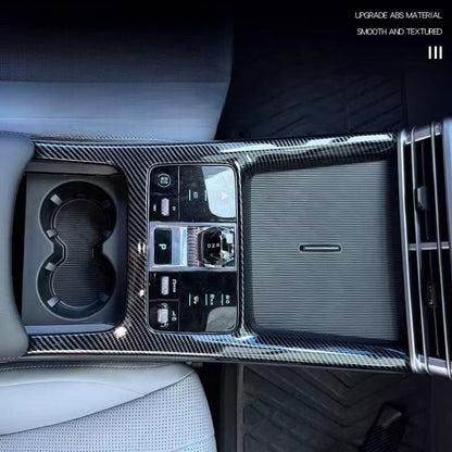 Envoltura de consola central de fibra de carbono para BYD Sealion 7