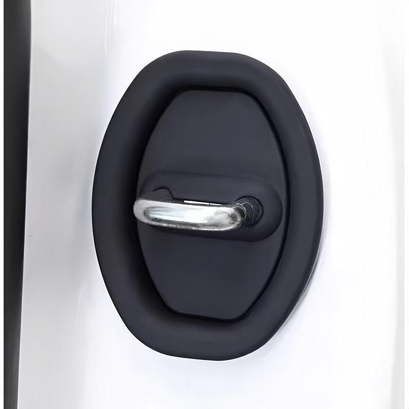 Door Lock Buckle Prot Cover with Anti-vibration Pad for BYD
