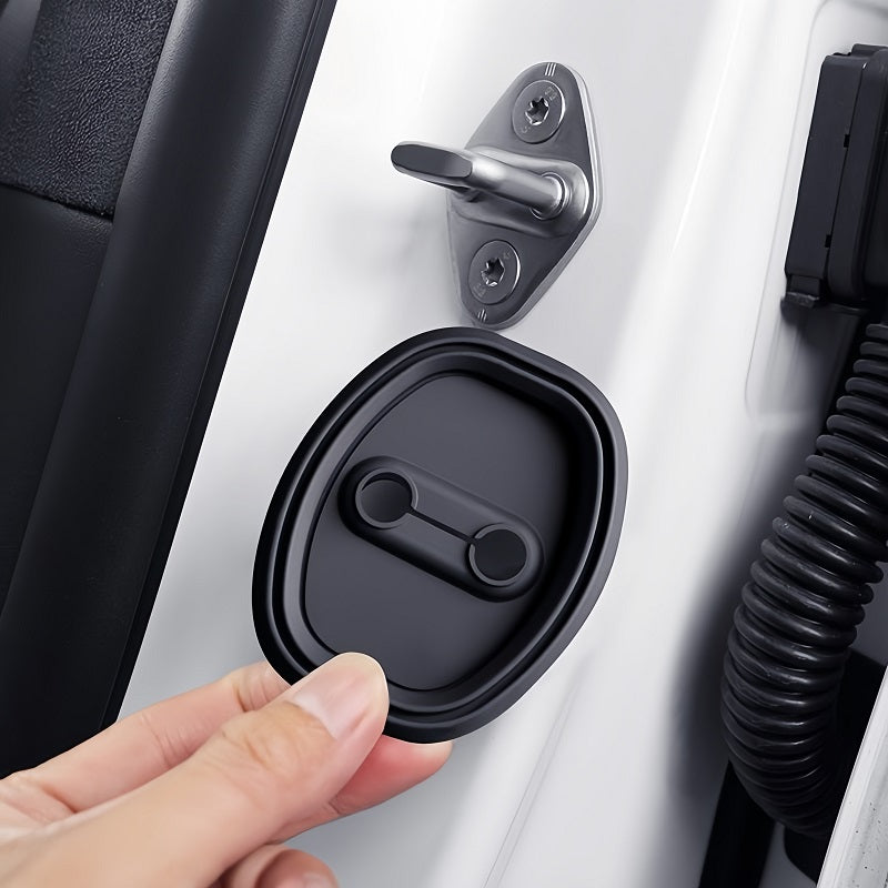 Door Lock Buckle Prot Cover with Anti-vibration Pad for BYD