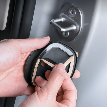 Door Lock Buckle Prot Cover with Anti-vibration Pad for BYD