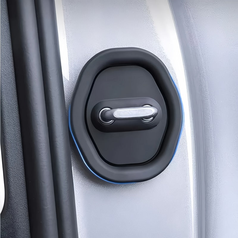 Door Lock Buckle Prot Cover with Anti-vibration Pad for BYD