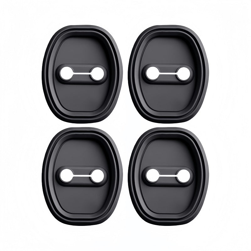Door Lock Buckle Prot Cover with Anti-vibration Pad for BYD