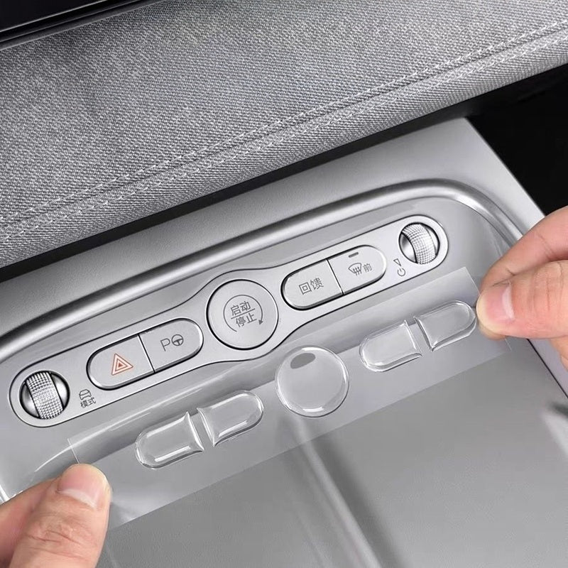 Resin-coated Protective Filmd Ashboard Buttons for BYD Seal 6 DM-i