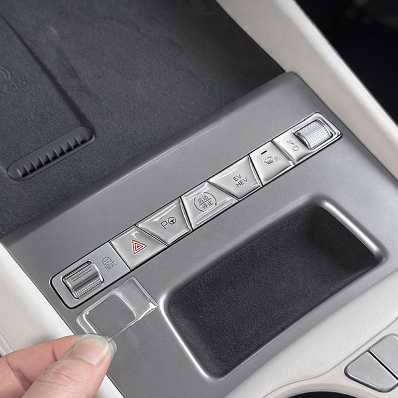 Resin-coated Protective Filmd Ashboard Buttons for BYD