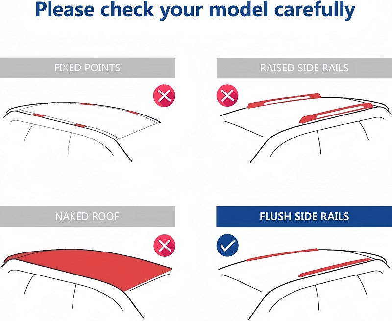 Barras de techo para BYD (2 piezas)