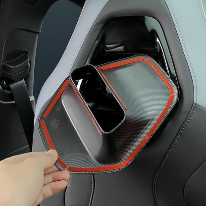 Marco de decoración para respaldo de asiento (2 piezas) para BYD Seal