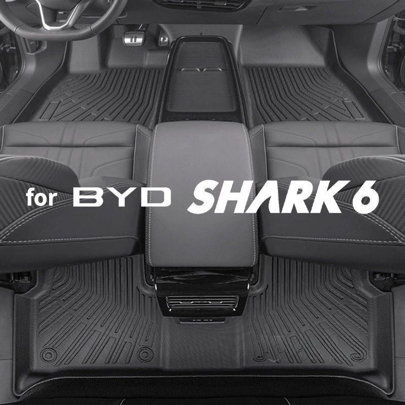 Alfombrillas de suelo TPE y alfombrilla de maletero/cama para BYD Shark 6
