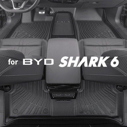 Alfombrillas de suelo TPE y alfombrilla de maletero/cama para BYD Shark 6