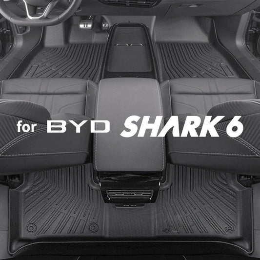 Alfombrillas de suelo TPE y alfombrilla de maletero/cama para BYD Shark 6
