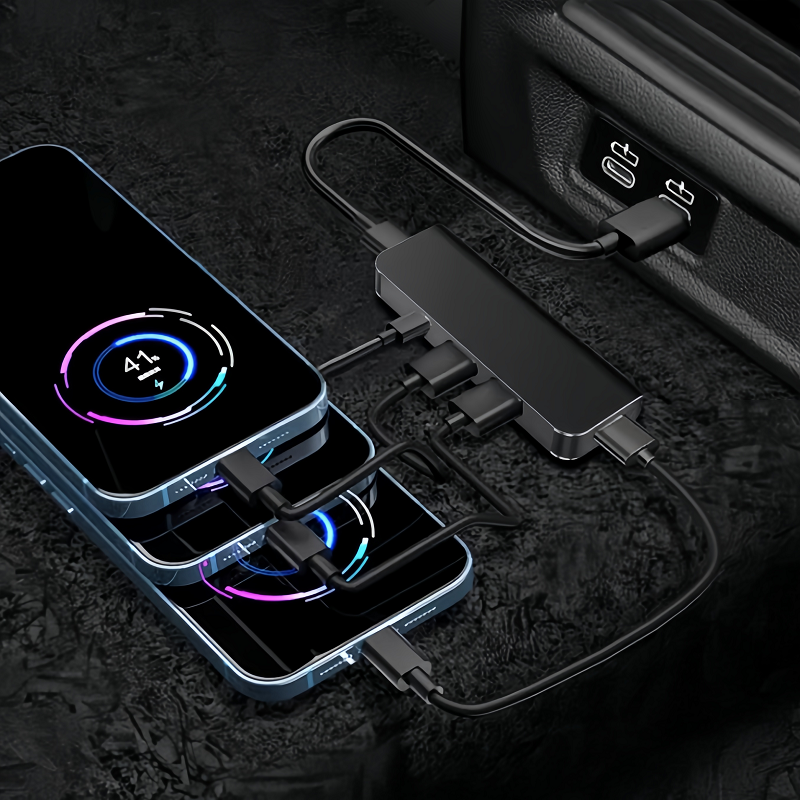 USB Hub 4-In-1 Dock Charger for BYD