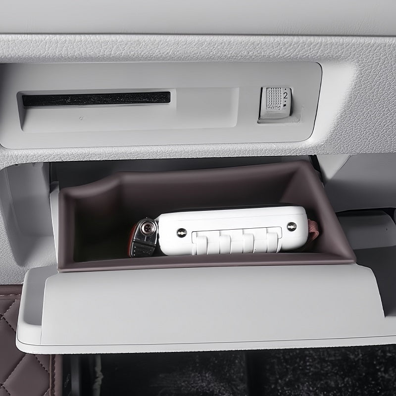 Under The Steering Wheel Caja de Almacenamiento Almohadilla de Silicona para BYD Sealion 6/Seal U